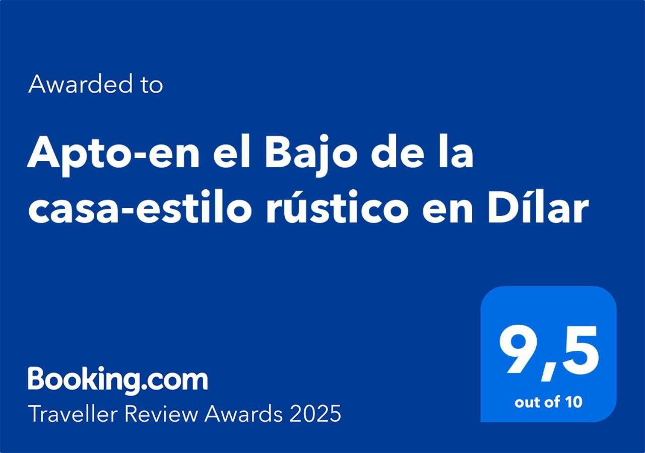 Apto-En El Bajo De La Casa-Estilo Rustico En Dílar Eksteriør billede